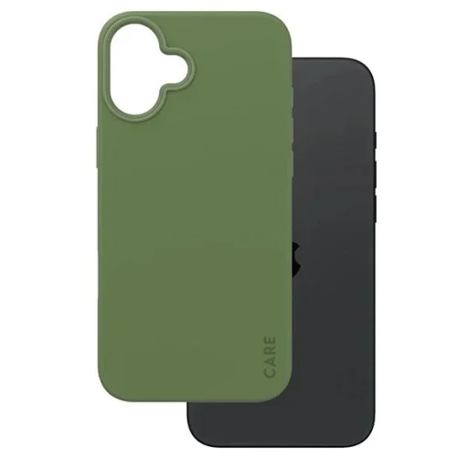  iPhone 16 Plus 6.7" CARE by PanzerGlass Fashion Case zöld/zöld MagSafe tok 1387 - 2