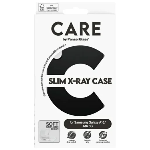 CARE by PanzerGlass Samsung Galaxy A16 / A16 5G tok - Fekete - 4