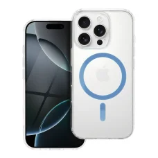 Drop Glue Színes Gyűrűs Mag Tok kompatibilis MagSafe-fel IPHONE 12 PRO MAX világoskék