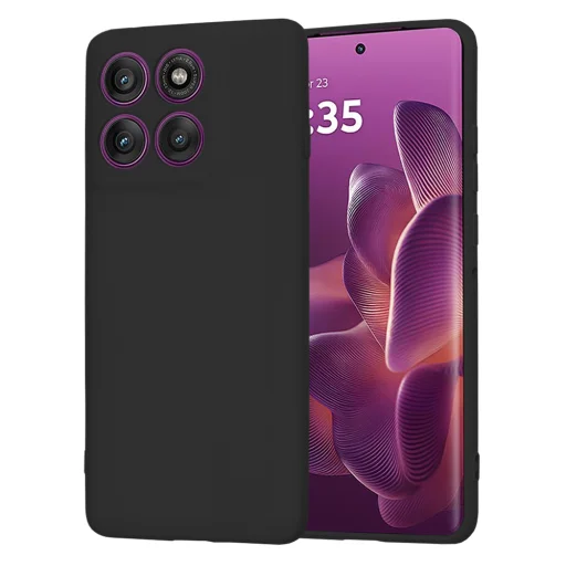  Techsuit - SoftFlex - Motorola Edge 60 Pro - Fekete tok - 1