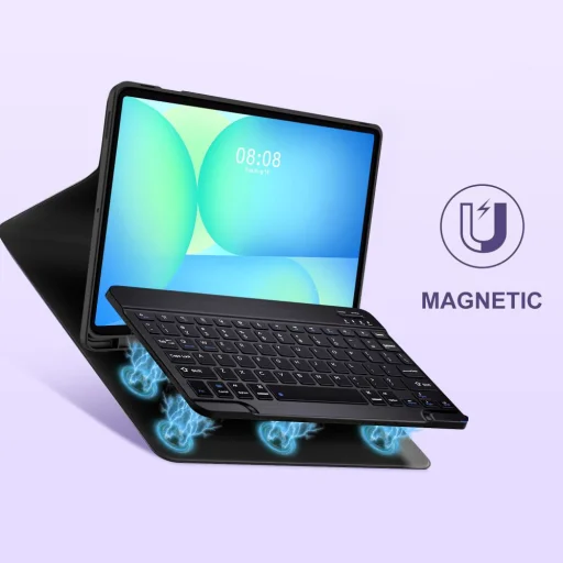 Tech-Protect SC Pen + Keyboard Galaxy Tab S10 FE+ Plus 13.1 X620 / X626B fekete tok - 7