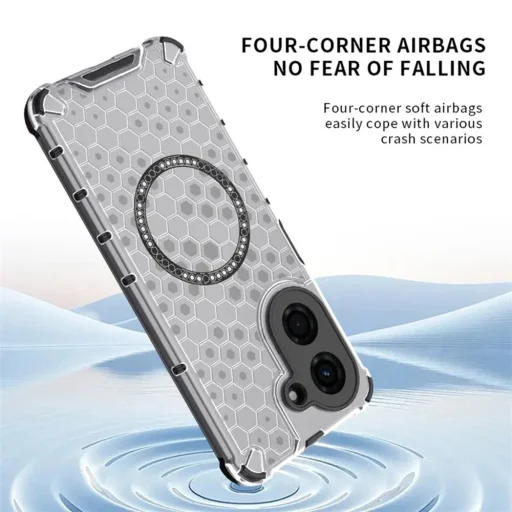  Techsuit - HoneyComb Shield MagSafe - Xiaomi Redmi A5 4G (Regionális) - Fehér tok - 6