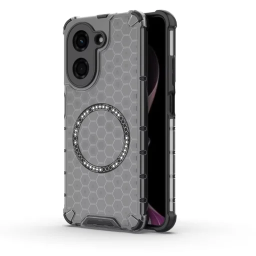  Techsuit - Méhsejt Pajzs MagSafe - Xiaomi Redmi A5 4G (Regionális) - Fekete tok - 1