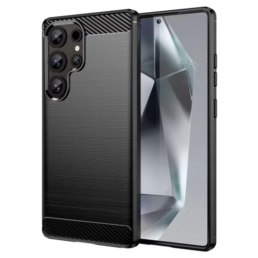 Carbon tok Samsung Galaxy S23 Ultra fekete - 1