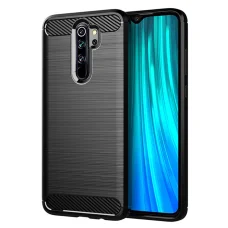 Szénszálas tok Xiaomi Redmi Note 8 Pro fekete tok