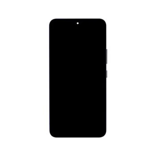 LCD kijelző + Érintőképernyő egység + Előlapi fedél Samsung S901B Galaxy S22 Phantom Black, - 1
