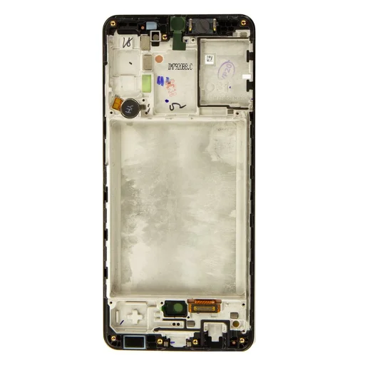 LCD kijelző + Érintőegység Samsung A315F Galaxy A31 Fekete (Szervíz csomag), - 2