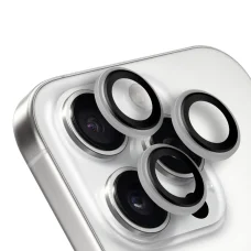  iPhone 16 Pro/16 Pro Max fehér titánium OBAL:ME lencsevédő üvegfólia
