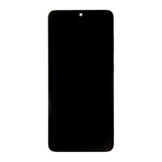 LCD kijelző + Érintő + Előlapi keret egység Samsung G980/G981 Galaxy S20 Cloud Blue Kamera nélkül (Szerviz csomag),