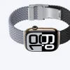 2 darabos AmazingThing Blend szíj készlet Apple Watch 45/46/49mm - Szürke-Fekete/Szürke thumbnail