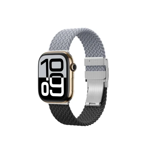 2 darabos AmazingThing Blend szíj készlet Apple Watch 45/46/49mm - Szürke-Fekete/Szürke - 3