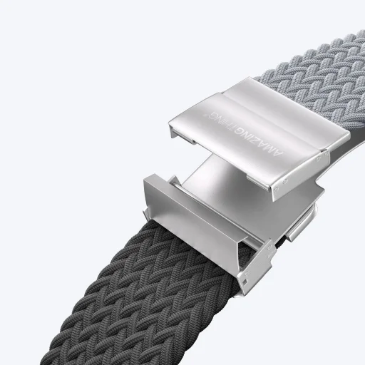 2 darabos AmazingThing Blend szíj készlet Apple Watch 45/46/49mm - Szürke-Fekete/Szürke - 5