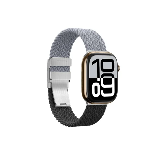 2 darabos AmazingThing Blend szíj készlet Apple Watch 45/46/49mm - Szürke-Fekete/Szürke - 10