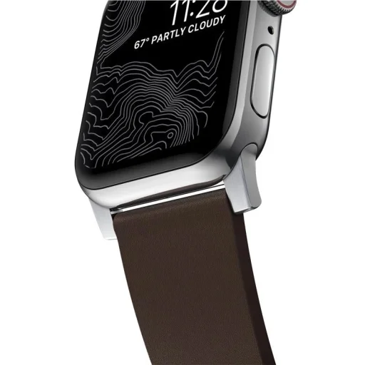Nomad Active Strap Pro Apple Watch 49 / 45 / 44 / 42 mm - barna és ezüst - 4
