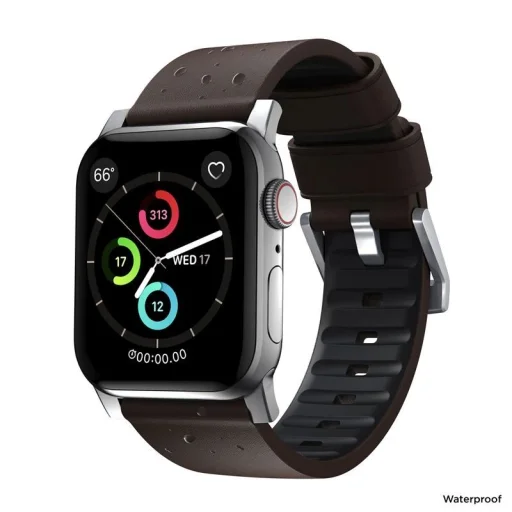 Nomad Active Strap Pro Apple Watch 49 / 45 / 44 / 42 mm - barna és ezüst - 2