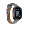 AmazingThing Class Band bőrszíj Apple Watch 45 / 46 / 49 mm - Szürke - 3