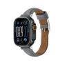 AmazingThing Class Band bőrszíj Apple Watch 45 / 46 / 49 mm - Szürke - 4
