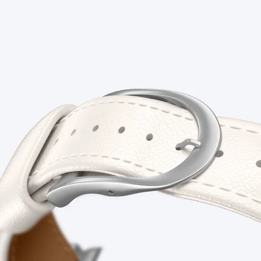 AmazingThing Class Band bőrszíj Apple Watch 45 / 46 / 49 mm - Világos Bézs - 6