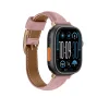 AmazingThing Class Band bőrszíj Apple Watch 45/46/49 mm - Rózsaszín thumbnail