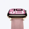 AmazingThing Class Band bőrszíj Apple Watch 45/46/49 mm - Rózsaszín thumbnail