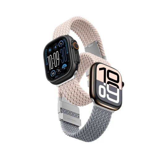 2 darabos AmazingThing Blend szíj szett Apple Watch 45/46/49mm - Pink-Szürke/Rózsaszín - 1
