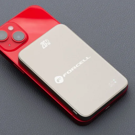 FORCELL F-ENERGY F5K8 Super Slim powerbank kompatibilis MagSafe PD3.0 QC4.0 15W 5000 mAh titán desszert - 4