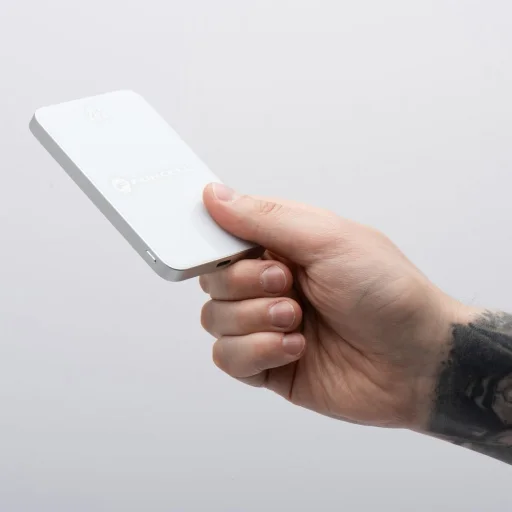 FORCELL F-ENERGY F5K8 Super Slim powerbank kompatibilis MagSafe PD3.0 QC4.0 15W 5000 mAh fehér - 5