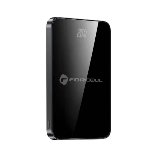 FORCELL F-ENERGY F5K8 Super tenká powerbanka MagSafe kompatibilná PD3.0 QC4.0 15W 5000 mAh čierna - 11