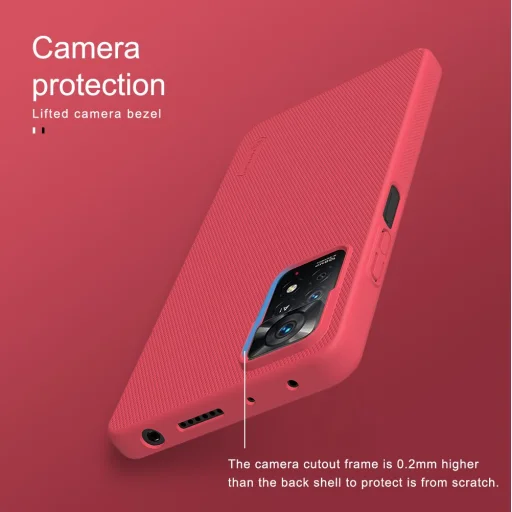 Nillkin Super Frosted hátlap tok Xiaomi Redmi Note 11 Pro/11 Pro 5G Fekete - 6