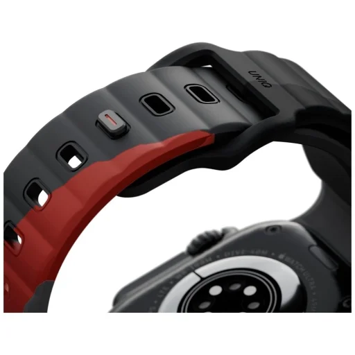 Uniq Stride De Rubber szíj Apple Watch 44 / 45 / 46 / 49 mm - Szürke - 2