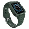 Protect Strap szíj tok Apple Watch 9 / 8 / 7 / 6 / 5 / 4 / 3 / 2 / SE / SE2 (41 / 40 / 38mm) páncélozott tok zöld thumbnail