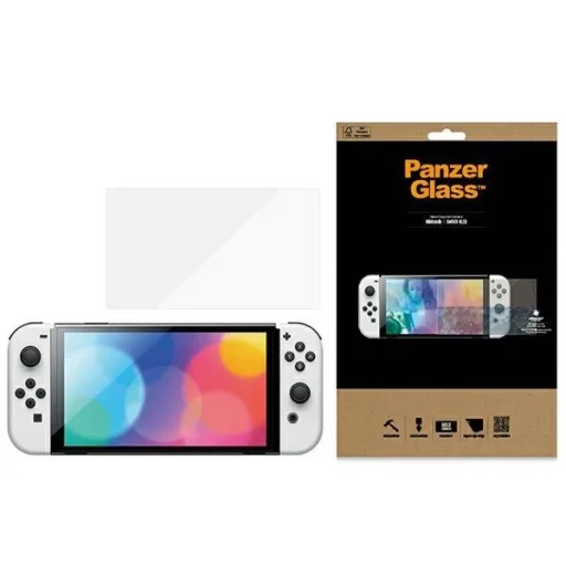 PanzerGlass Standard antibakteriális üvegfólia Nintendo Switch OLED-hez - 1