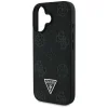  iPhone 16 Fekete Guess Grained Hot Stamp Peony Triangle Logo MagSafe tok thumbnail
