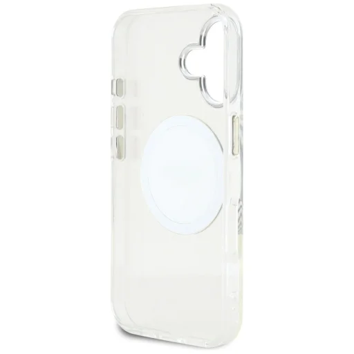  iPhone 16 Guess IML Metal Colored Circle Classic Logo MagSafe tok - fehér - 7