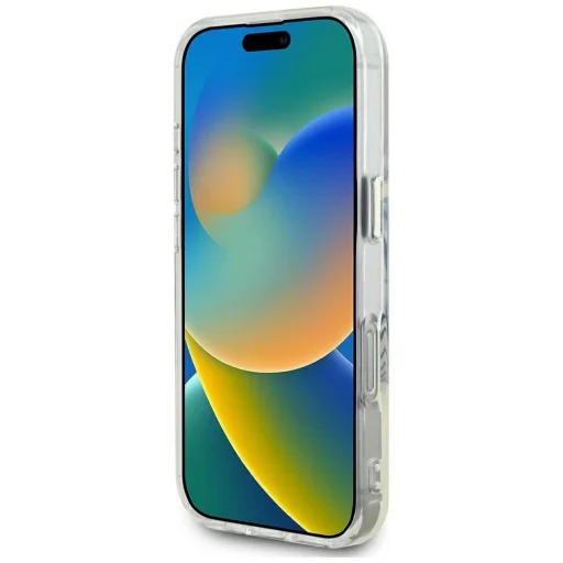  iPhone 16 Pro Max rózsaszín Guess IML Metal Colored Circle Classic Logo MagSafe tok - 5