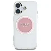  iPhone 16 Rózsaszín Guess IML Metal Colored Circle Classic Logo MagSafe tok - 3
