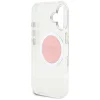  iPhone 16 Rózsaszín Guess IML Metal Colored Circle Classic Logo MagSafe tok - 7