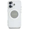  iPhone 16 Szürke Guess IML Metal Colored Circle Classic Logo MagSafe tok thumbnail