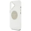  iPhone 16 Szürke Guess IML Metal Colored Circle Classic Logo MagSafe tok thumbnail