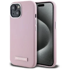  iPhone 15 Pink Karl Lagerfeld FW Metal Plate MagSafe tok