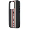  iPhone 15 Pro Piros Karl Lagerfeld Saffiano Athleisure Stripes Cord tok - 5