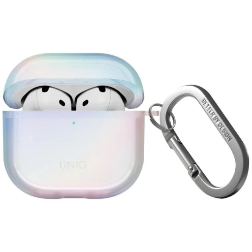 Uniq Iridescia tok AirPods 4 Hang tok - holo fehér - 1