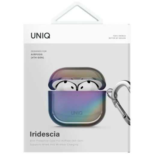 Uniq Iridescia AirPods 4 Hang tok - Holo Multicolor - 4