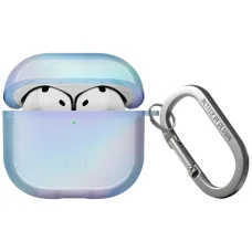 Uniq Iridescia hang tok AirPods 4-hez - holo kék tok