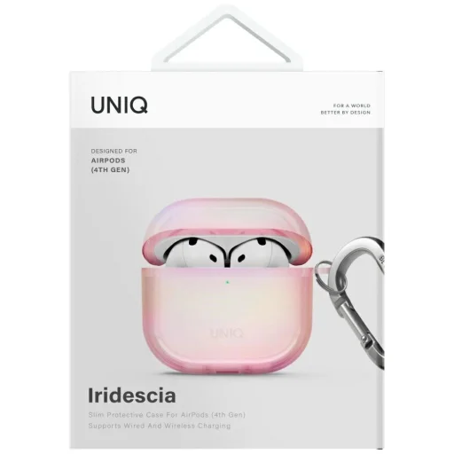 Uniq Iridescia AirPods 4 Hangtok - Holo Pink - 4