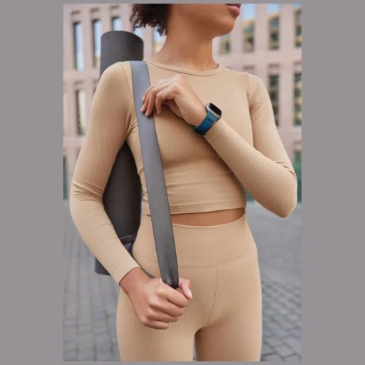 Uniq Stride De Rubber szíj Apple Watch 44 / 45 / 46 / 49 mm - Kék - 3