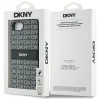 iPhone 16e fekete DKNY Repeat Texture Minta Tonalitású Csíkkal tok - 8