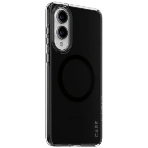 CARE by PanzerGlass Flagship Urban Combat Fekete QI tok Samsung Galaxy S25 Edge - Félig átlátszó tok - 2