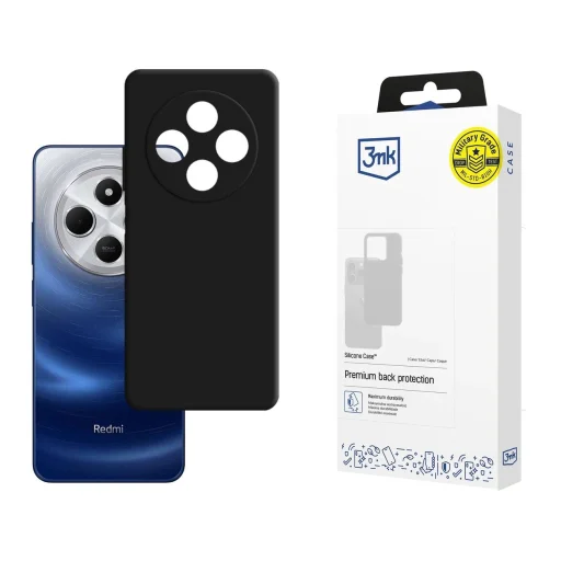 3mk Szilikon Tok Xiaomi Redmi 14C / Xiaomi Redmi A4 5G - Fekete tok - 1