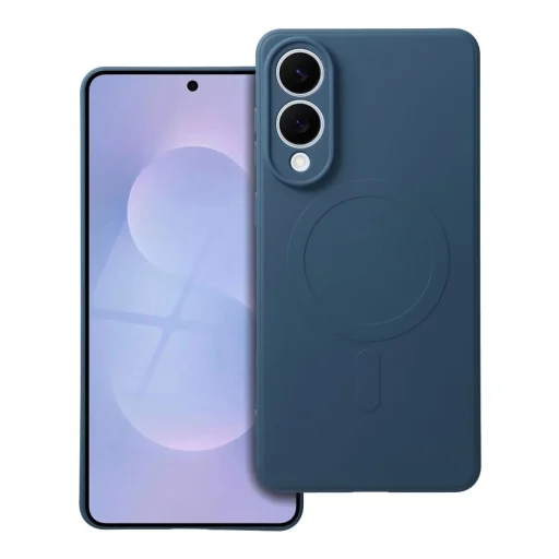 SZILIKON MAG TOK kompatibilis MagSafe technológiával Samsung S25 Edge kék - 1